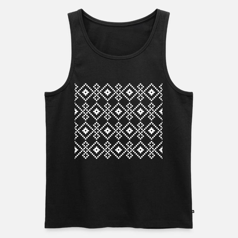 Pull uni de Noël (foncé) - Débardeur bio Premium Homme - noir