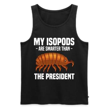 Asseln | Insekten Isopoden Tiere Assel Geschenke - Männer Premium Bio Tank Top - Schwarz - Vorne - Michal (187cm)