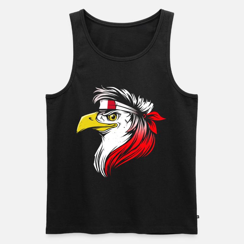 Malta - Männer Premium Bio Tank Top - Schwarz