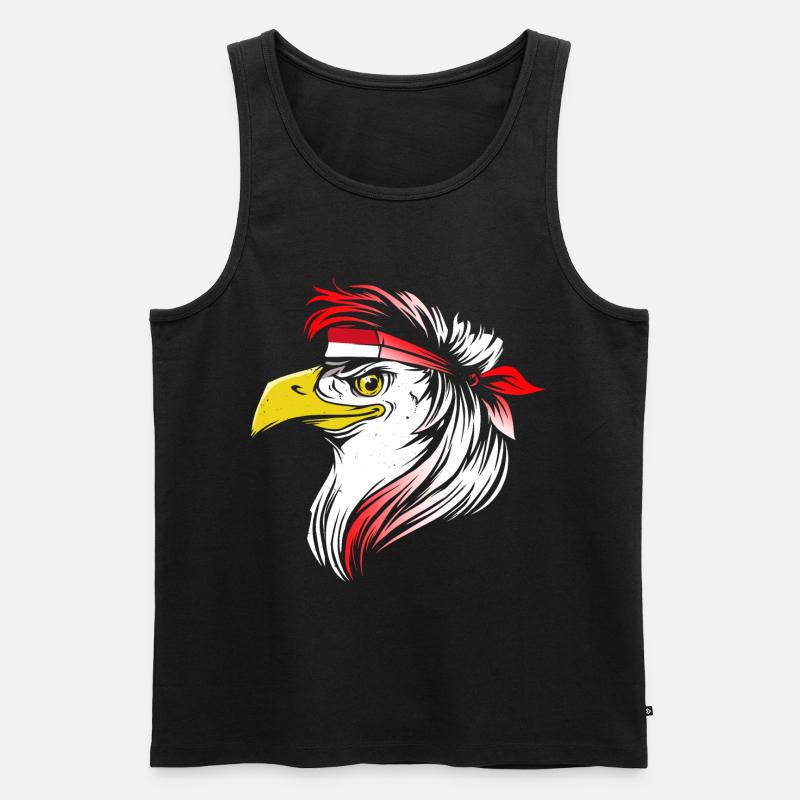 Monaco - Männer Premium Bio Tank Top - Schwarz