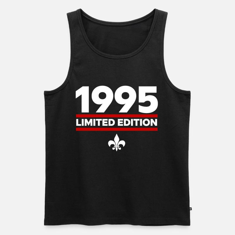 1995 Limited Edition - Männer Premium Bio Tank Top - Schwarz