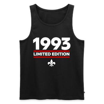 1993 Limited Edition - Männer Premium Bio Tank Top - Schwarz - Vorne - Michal (187cm)
