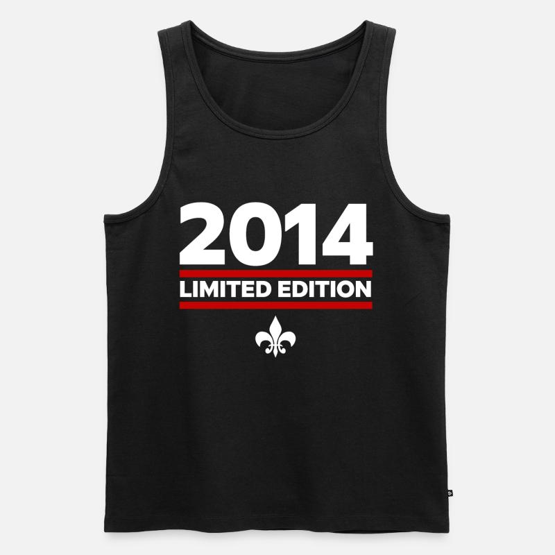 2014 Limited Edition - Männer Premium Bio Tank Top - Schwarz