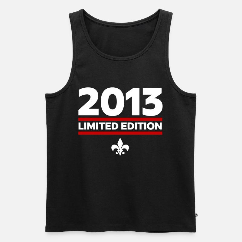 2013 Limited Edition - Männer Premium Bio Tank Top - Schwarz