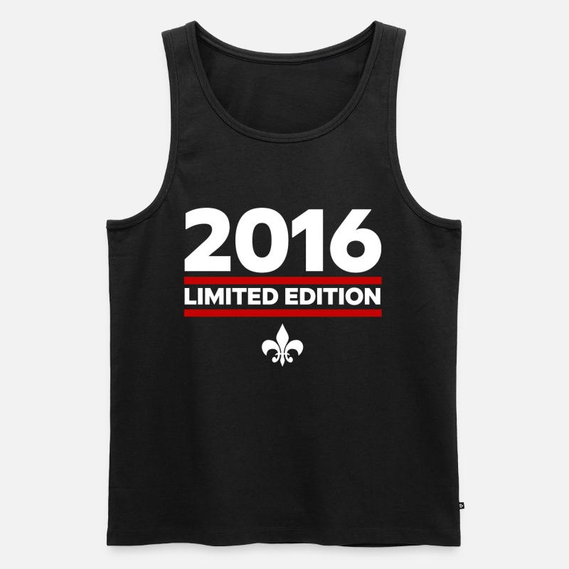 2016 Limited Edition - Männer Premium Bio Tank Top - Schwarz