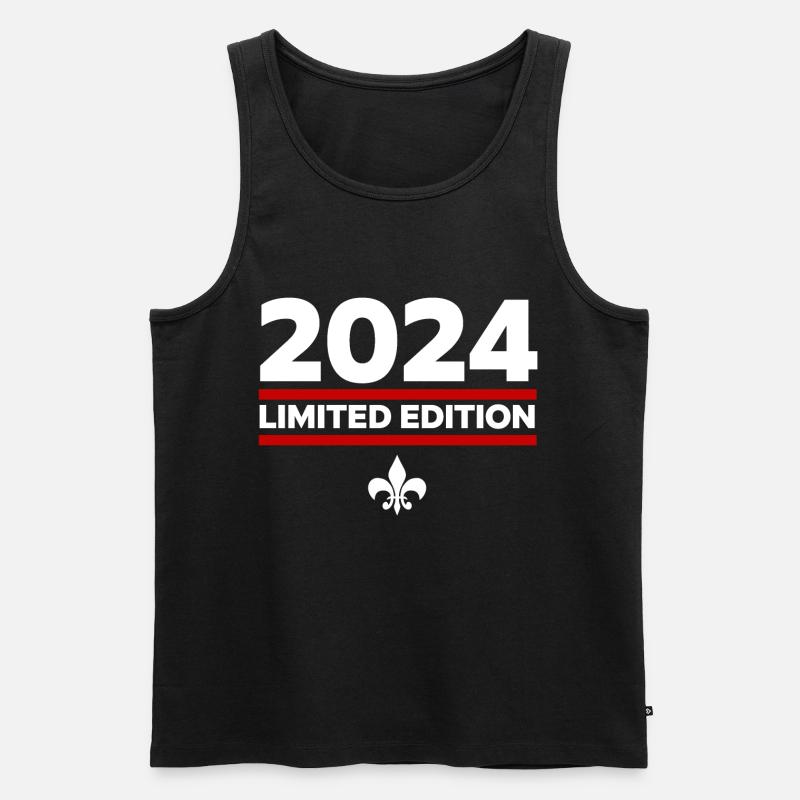 2024 Limited Edition - Männer Premium Bio Tank Top - Schwarz