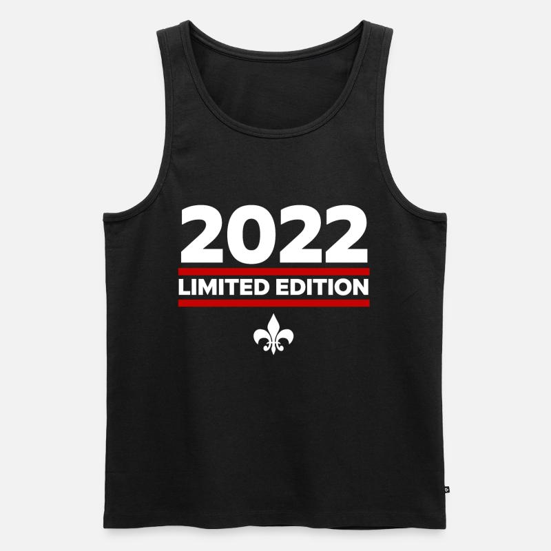 2022 Limited Edition - Männer Premium Bio Tank Top - Schwarz