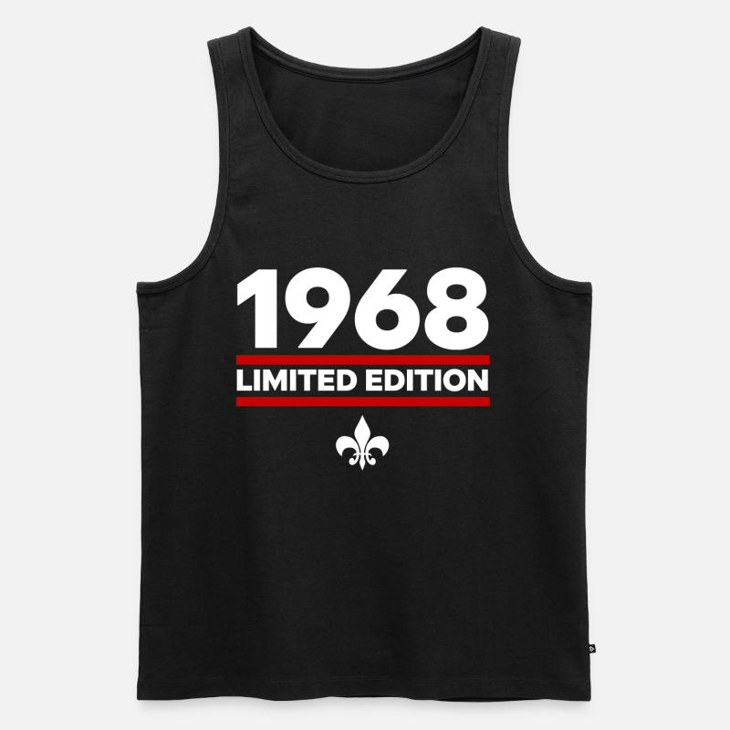 Édition limitée de 1968 - Débardeur bio Premium Homme - noir