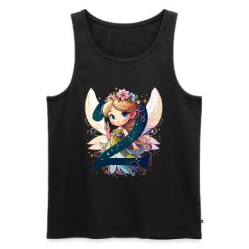2 Jahre Fee Elfe Geburtstag Geschenk - Männer Premium Bio Tank Top - Schwarz - Vorne - Michal (187cm)