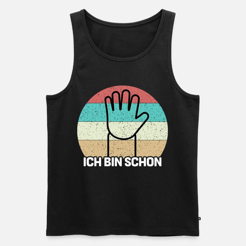 Ich Bin Schon 5 - Männer Premium Bio Tank Top - Schwarz