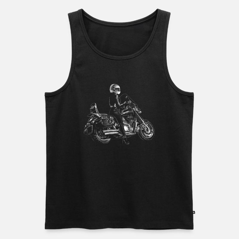 Chopper - Männer Premium Bio Tank Top - Schwarz