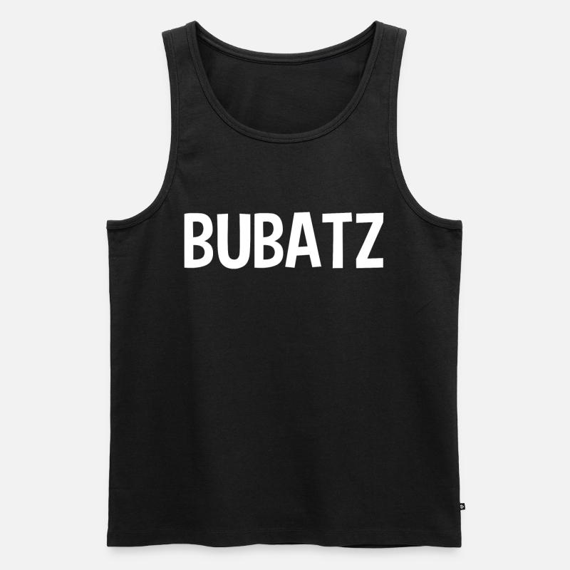 BUBATZ - Männer Premium Bio Tank Top - Schwarz