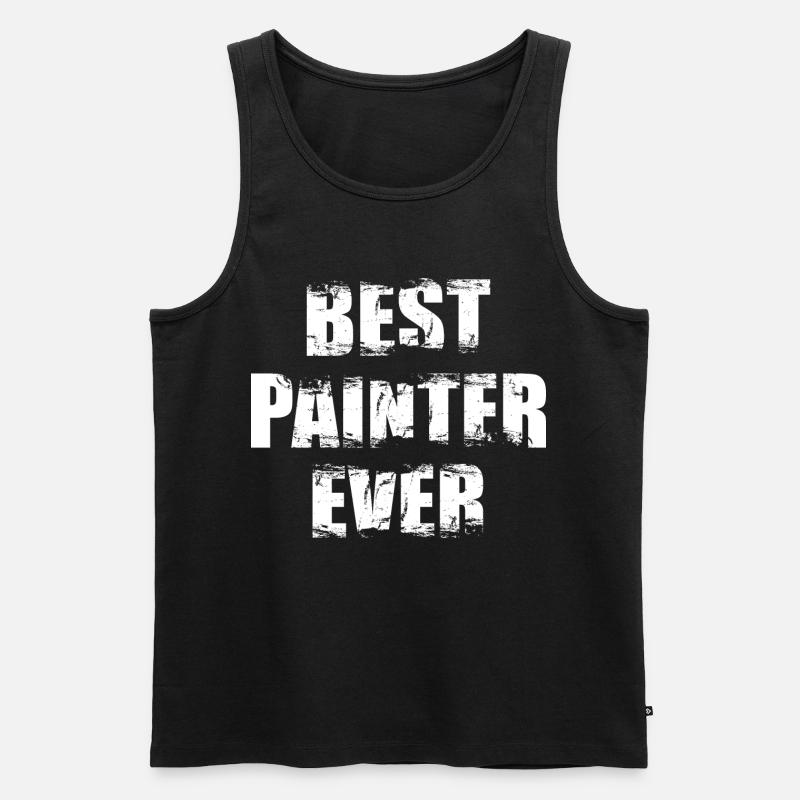 Bester Maler aller Zeiten - Männer Premium Bio Tank Top - Schwarz