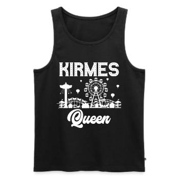 Funfair, Queen, Fair, Fair, Folk Festival - Men's Premium Organic Tank Top - black - Front - AI Model Male 178 light (178cm)