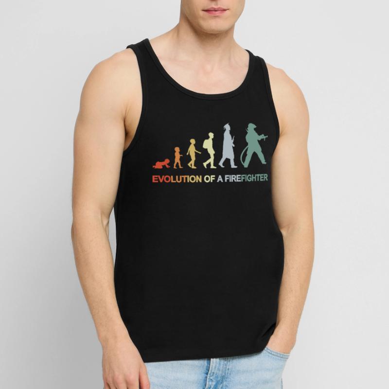 Firefighter Evolution Men's Premium Organic Tank Top