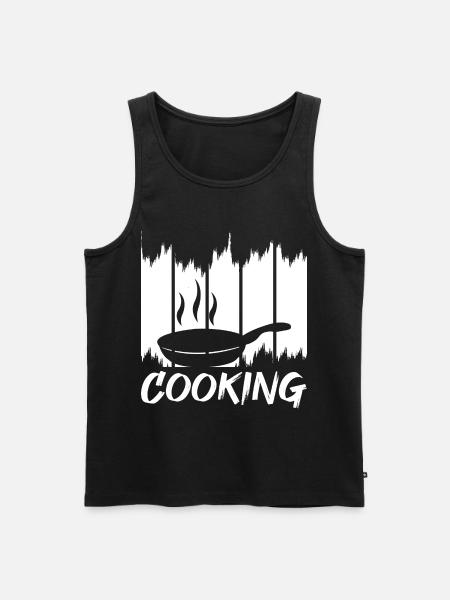 Fun cooking - Men's Premium Organic Tank Top - black