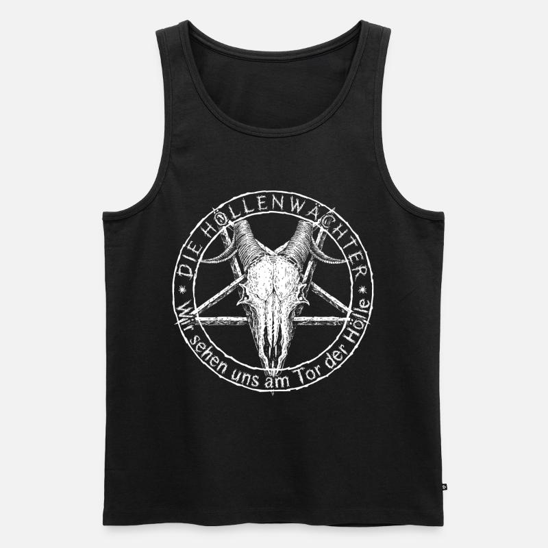 Die Höllenwächter Klassik  - Männer Premium Bio Tank Top - Schwarz