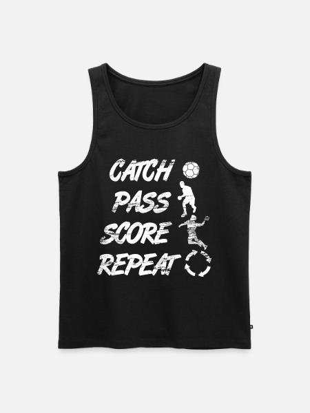 Handball player motivation - Men's Premium Organic Tank Top - black