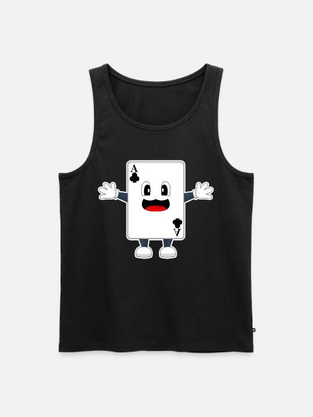 Poker Poker Cards - Men's Premium Organic Tank Top - black