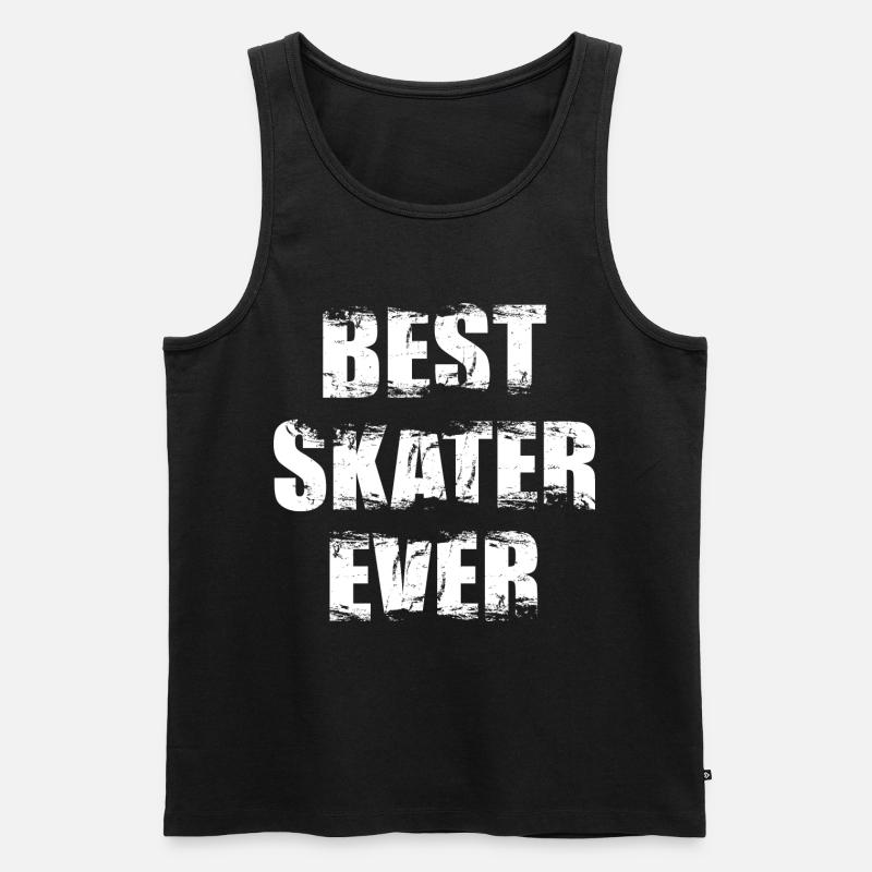 Best Skater Ever - Männer Premium Bio Tank Top - Schwarz