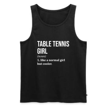Table Tennis Table Tennis Table Tennis - Men's Premium Organic Tank Top - black - Front - Michal (187cm)