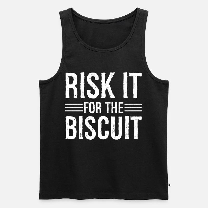 Risquez-le pour le biscuit - Débardeur bio Premium Homme - noir