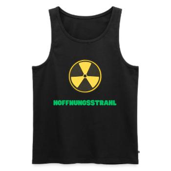 Hoffnungsstrahl - Männer Premium Bio Tank Top - Schwarz - Vorne - Michal (187cm)