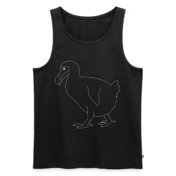 Dodo - Débardeur bio Premium Homme - noir - Devant - Michal (187cm)