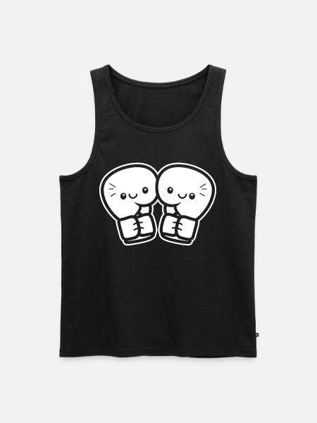 Funny Boxing Gloves - Men's Premium Organic Tank Top - black