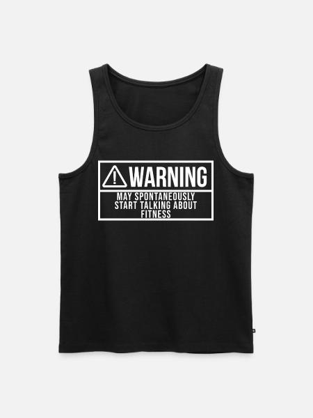 Fitness Fitness Fitness - Men's Premium Organic Tank Top - black