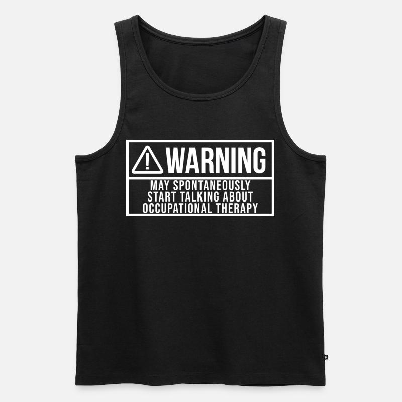 Beschäftigungstherapie - Männer Premium Bio Tank Top - Schwarz