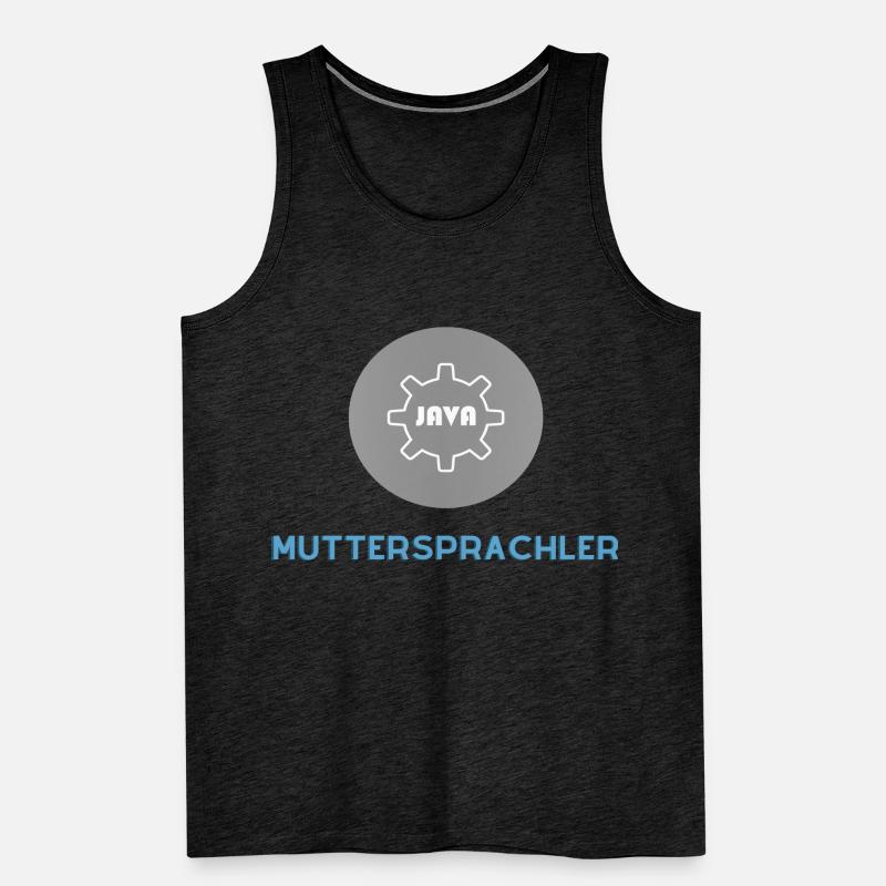 Native speaker: JavaScript Edition Men's Premium Organic Tank Top