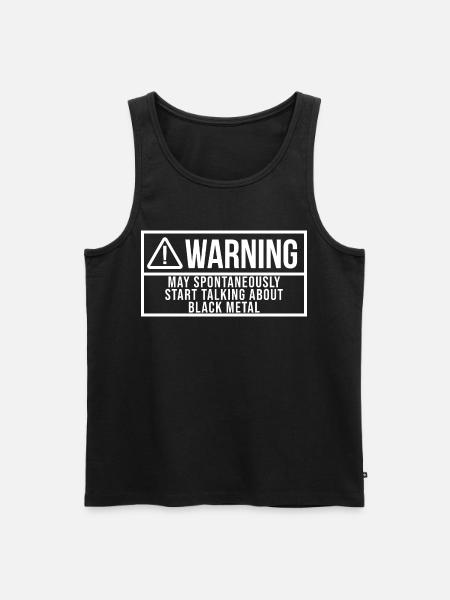Black Metal Black Metal Black Metal - Men's Premium Organic Tank Top - black
