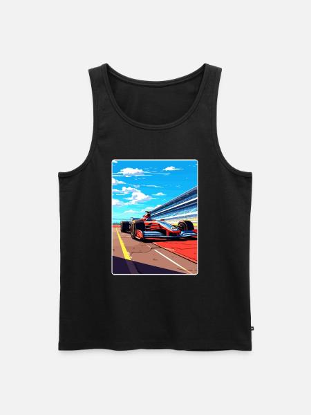 Silverstone Circuit Motorsport Race Angleterre Voyage - Débardeur bio Premium Homme - noir