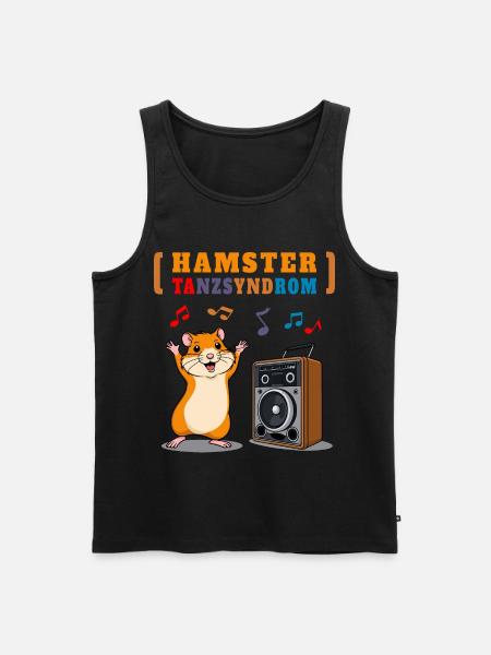 Hamster Dance Syndrome - Men's Premium Organic Tank Top - black
