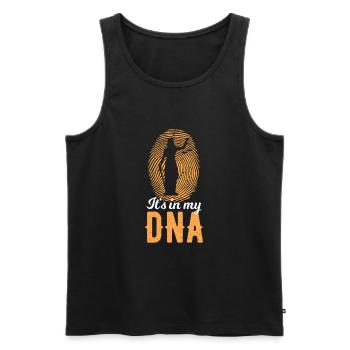 Justitia Lawyer Judge Lawyer It's In My DNA - Men's Premium Organic Tank Top - black - Front - Michal (187cm)