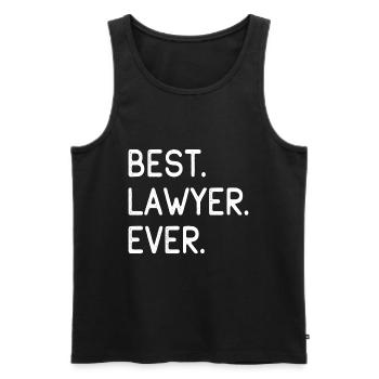 Bester Anwalt Aller Zeiten Best Laywer Ever - Débardeur bio Premium Homme - noir - Devant - Michal (187cm)
