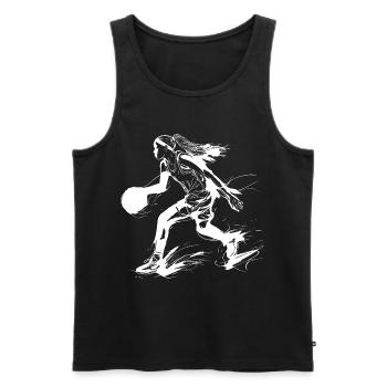 Basketball player - Men's Premium Organic Tank Top - black - Front - AI Model Male 178 light (178cm)