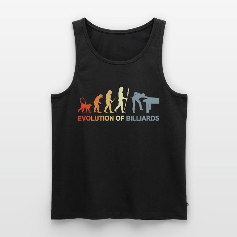 Pool Billard Evolution Männer Premium Bio Tank Top