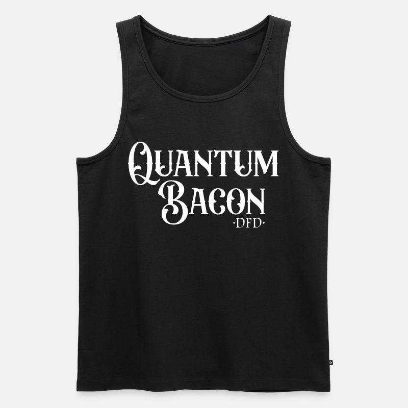Quantum Bacon - Men's Premium Organic Tank Top - black