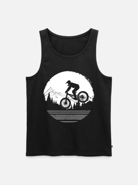 Amateurs de VTT - Débardeur bio Premium Homme - noir