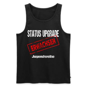 Jugendweihe - Jugendweihe 2026 - Männer Premium Bio Tank Top - Schwarz - Vorne - AI Model Male 178 light (178cm)