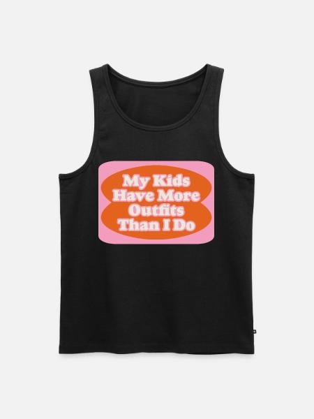 Outfit Battle Mom vs. Kids - Men's Premium Organic Tank Top - black