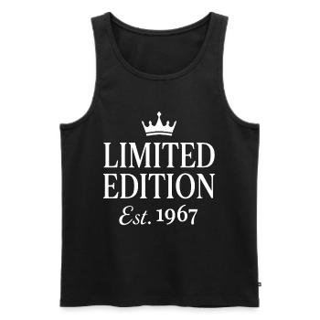 Limited Edition Est 1967 - Männer Premium Bio Tank Top - Schwarz - Vorne - Michal (187cm)