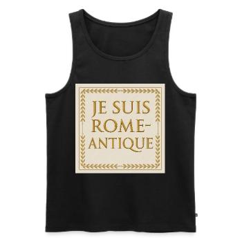I Am Ancient Rome - Men's Premium Organic Tank Top - black - Front - AI Model Male 178 light (178cm)