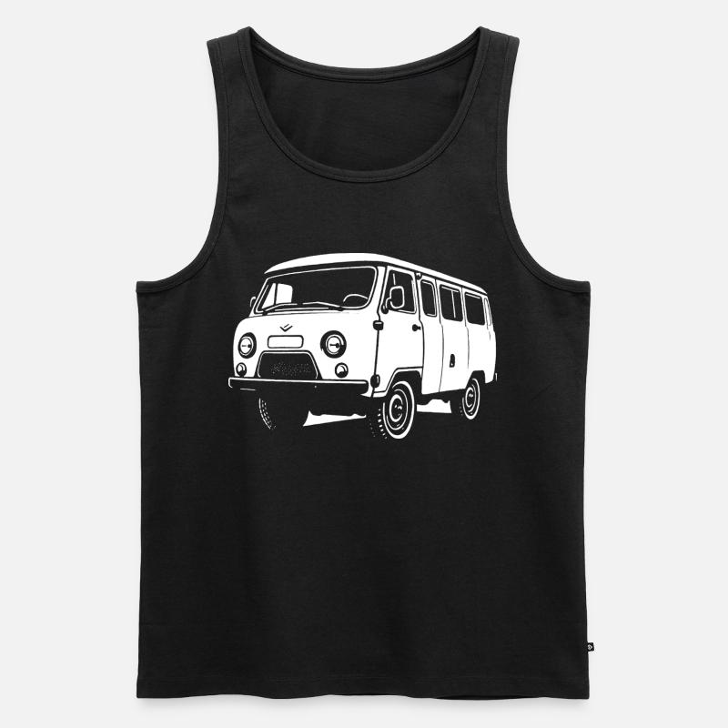 Brotbox auf Rädern - Männer Premium Bio Tank Top - Schwarz