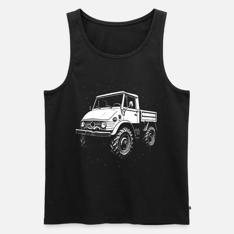 Kraftpaket mit Kultstatus - Männer Premium Bio Tank Top - Schwarz