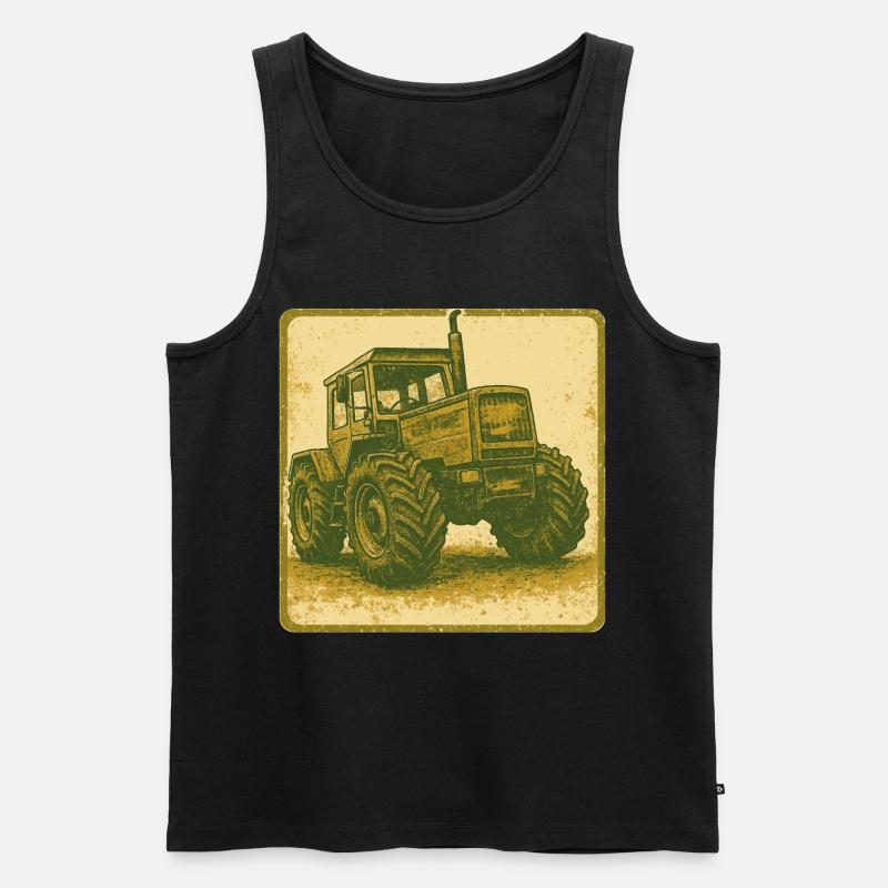 Ackerbeißer - Männer Premium Bio Tank Top - Schwarz