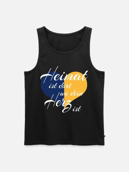 - Upper Lusatia - Men's Premium Organic Tank Top - black