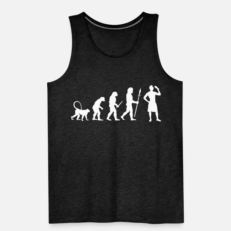 Cream Evolution Men's Premium Organic Tank Top